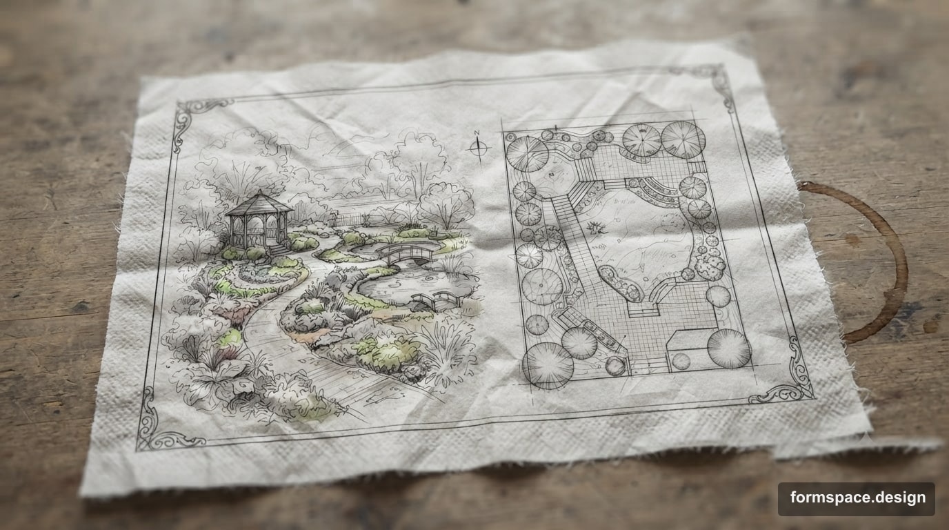 Plan vs. Sketch: What's the Difference for Landscape Design?
