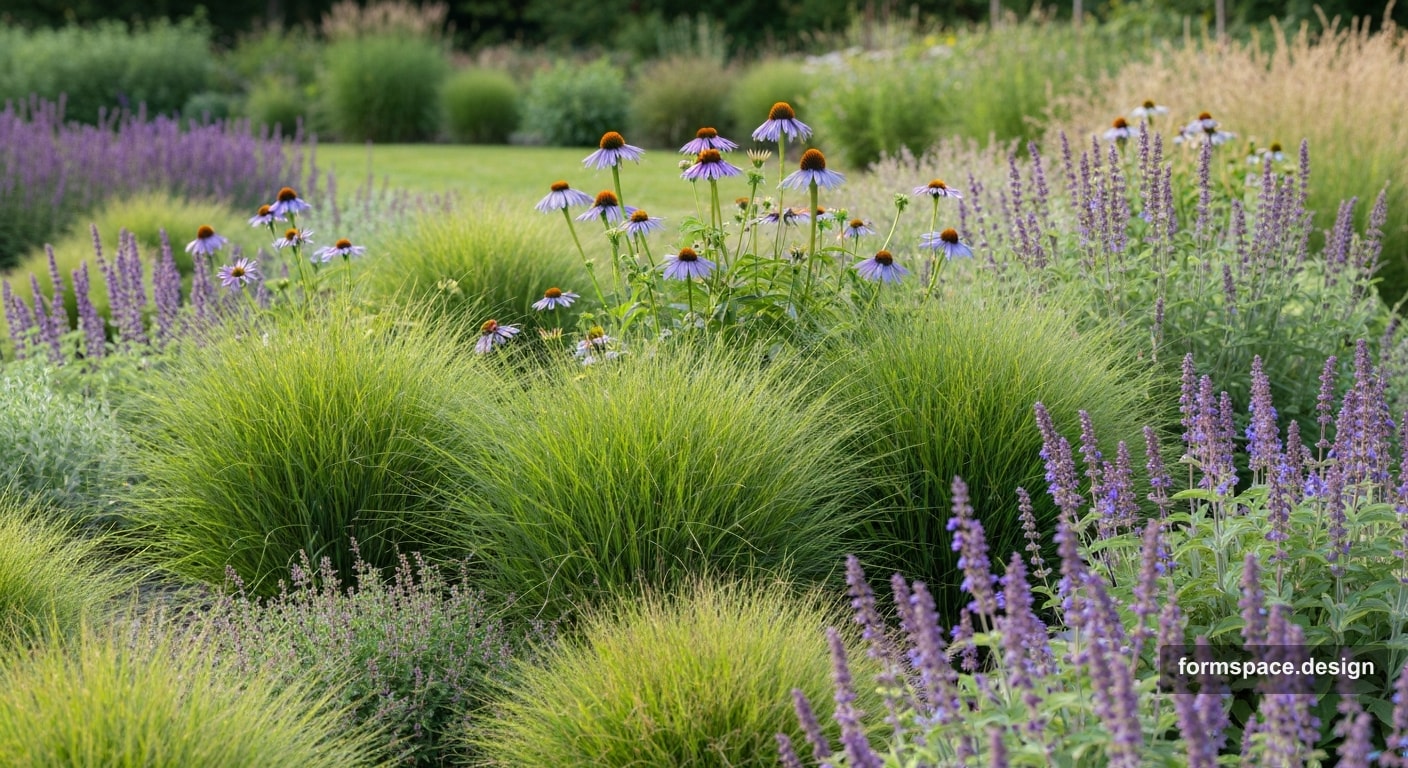 Naturalistic Garden on 6 sotok: Zoning Scheme and Materials