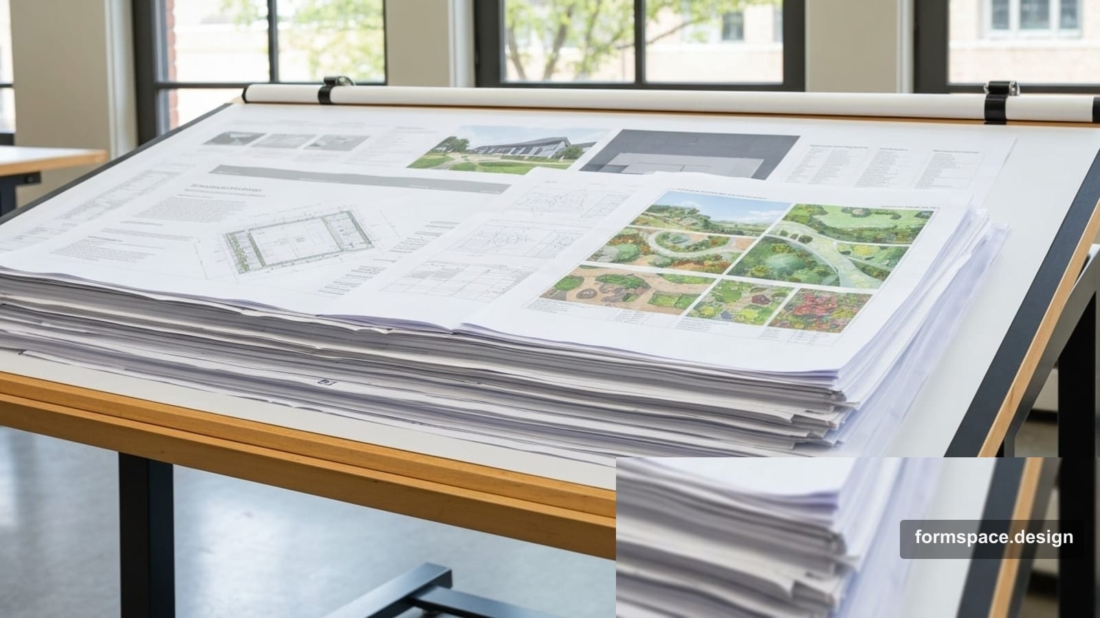 What goes into a landscape site project: from zone scheme to schedules
